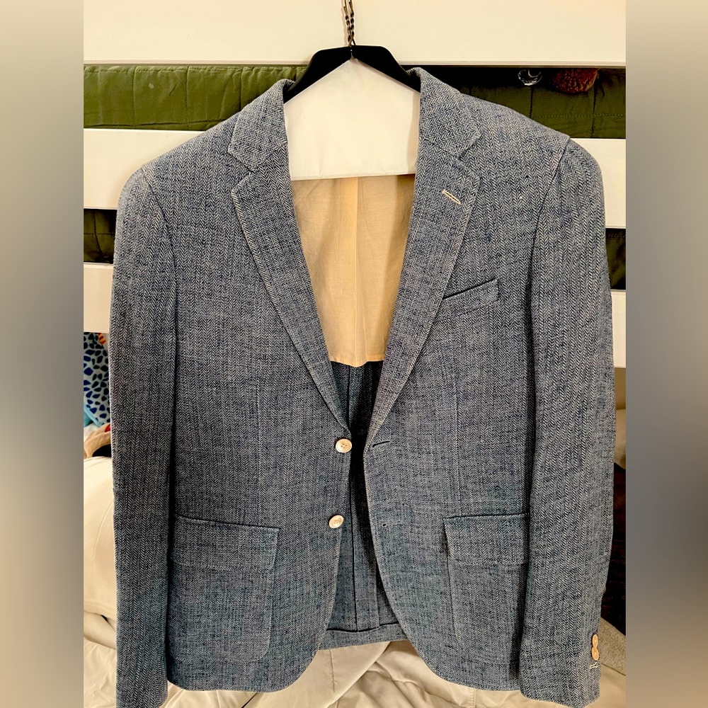 Gant herringbone blazer. 40R